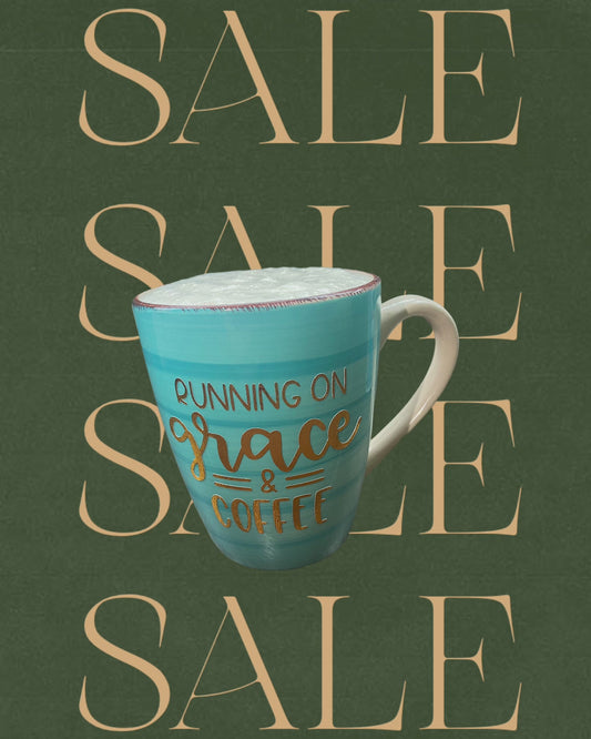 Running on Grace and Coffee Mug
